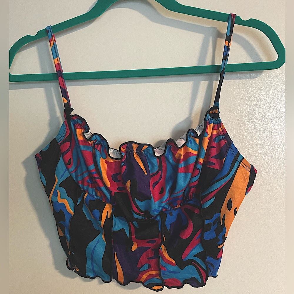 Multicolored Crop Top